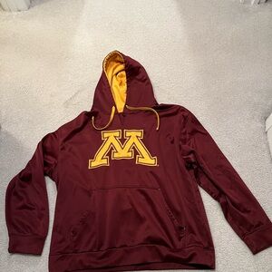 Champion Maroon and Gold Men's Sweater